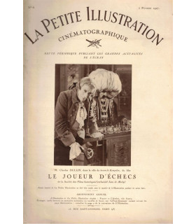 Le joueur d'échecs, film Raymond Bernard, Dupuy-Mazuel  acteur Charles Dullin - La Petite Illustration Cinématographique 8 1927