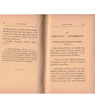Paix et joie, Germain Foch, 1939 - La vie intérieure, dispositions, Apostolat de la Prière prochaines
