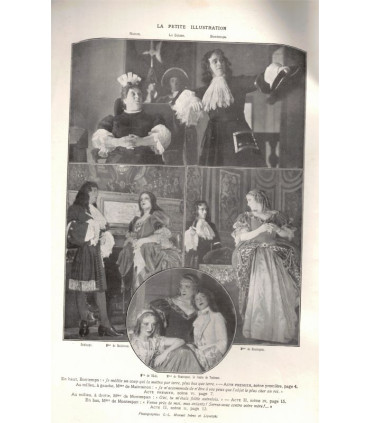 Un roi, deux dames et un valet, François Porché, acteurs Henri Rollan, Odette Joyeux - La Petite Illustration Théâtre N°366 1935