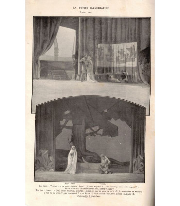 Tristan et Iseut, Joseph Bédier et Louis Artus, acteurs André Brulé, Madeleine Lély - La Petite Illustration Théâtre N°231 1929