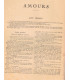 Amours, Paul Nivoix, acteurs Jacques Dumesnil, Jacques Séol, Suzanne Desprès - La Petite Illustration Théâtre N°223 1929