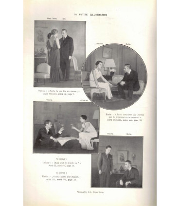 Espoir, Henry Bernstein, acteurs Victor Francen, Claude Dauphin, jean Davy - La Petite Illustration Théâtre N°390 1936