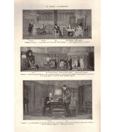 Le bonheur-du-jour, Edmond Guiraud, acteurs Charpin, Renée Devillers  - La Petite Illustration Théâtre 178 1927