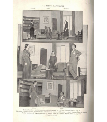 Domino, Marcel Achard, acteurs Louis Jouvet, Pierre Renoir, Valentine Tessier- La Petite Illustration Théâtre N°303 1932