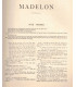 Madelon, Jean Sarment, acteurs Marthe Régnier, Jacques Gretillat- La Petite Illustration Théâtre N°140 1925