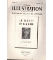 Le secret de Van Gogh, T2, Pierre Marois  -, roman populaire,  France Illustration N°139 1953