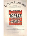 Topaze, Marcel Pagnol, acteurs Jeanne Provost, André Lefaur, Pauley, Pierre Larquey  - La Petite Illustration Théâtre N°271 1931