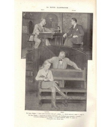 Décalage, Denys Amiel, acteurs Paul Bernard, Jean Worms, Suzet Maïs - La Petite Illustration Théâtre N°278 1931
