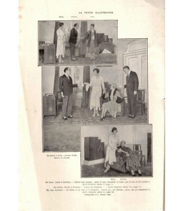Durand bijoutier, Léopold Marchand, acteurs Jacques Baumer, Blanche Montel - La Petite Illustration Théâtre N°251 1930