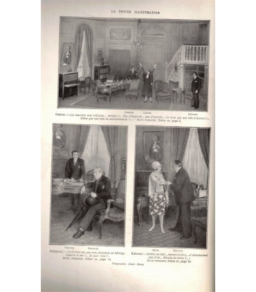 Maître Bolbec et son mari, Georges Berr, acteurs Madeleine Soria, Lucien Rozenberg - La Petite Illustration Théâtre N°191 1927