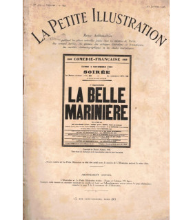 La belle marinière, Marcel Achard, acteurs Marie Bell, Jean Yonnel - La Petite Illustration Théâtre N°249 1930