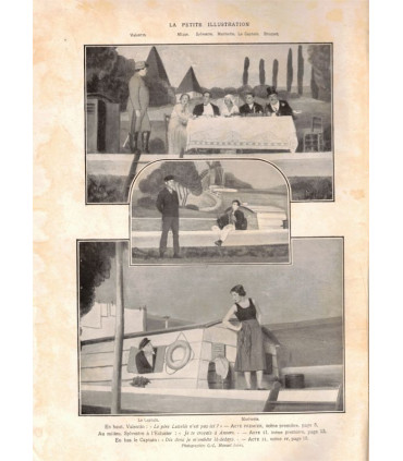 La belle marinière, Marcel Achard, acteurs Marie Bell, Jean Yonnel - La Petite Illustration Théâtre N°249 1930
