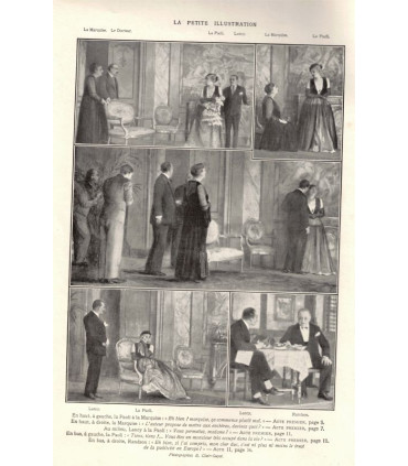 Bluff, Delance, acteurs Jules Berry, Marguerite Morno, Pierre Larquey, Suzy Prim  - La Petite Illustration Théâtre 290 1932