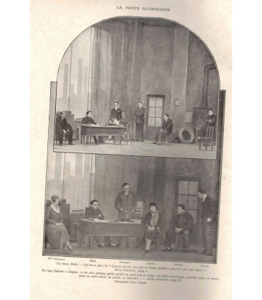 Boën ou la possession des biens, Jules Romains, acteurs  - Louis Seigneur, Arquillère, La Petite Illustration Théâtre 284 1931