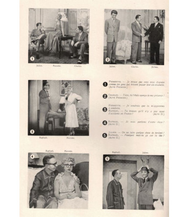 Manouche, André Birabeau, acteurs Denise Grey, André Versini,  - France Illustration N°94 1951