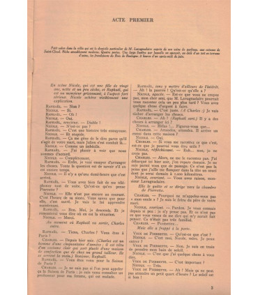 Manouche, André Birabeau, acteurs Denise Grey, André Versini,  - France Illustration N°94 1951