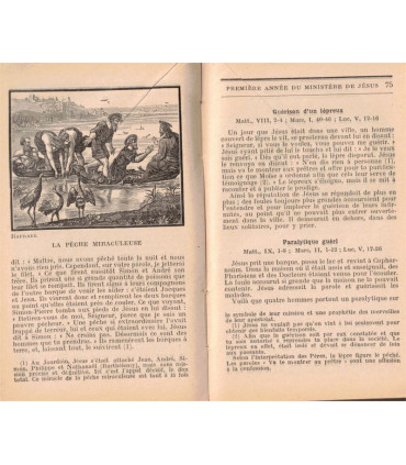 Le Saint Evangile, concordances et annotations, Abbé Vandenabeele, 1933 - lectures bibliques, vie de Jésus-Christ