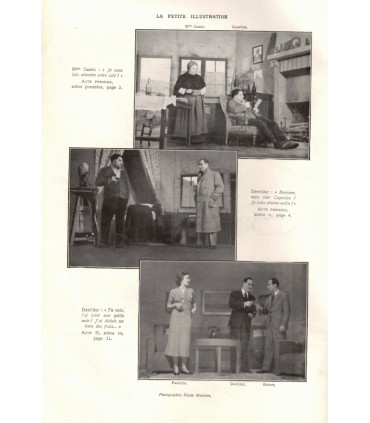 L'air du temps, Charles Vidrac, acteurs Jacques Grétillat, Germaine Lançay - La Petite Illustration Théâtre n°434 1938