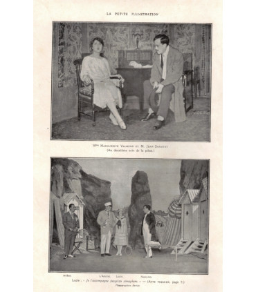 Les plus beaux yeux du monde, Jean Sarment, acteurs Marguerite Valmond, Abel Jacquin - La Petite Illustration Théâtre n°434 1938