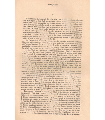 Anne-Jeanne, T1, Gaston Rageot - roman populaire, La Petite Illustration Roman N°408 1938