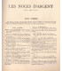 Les noces d'argent, Paul Géraldy, acteurs Madeleine Renaud, Léon Bernard - La Petite Illustration Théâtre n°204 1928