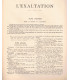 L'exaltation, Edouard Schneider, acteurs  - La Petite Illustration Théâtre n°205 1928