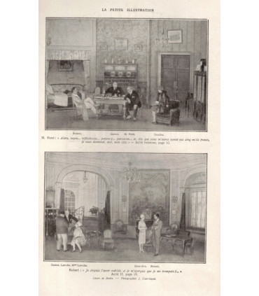 Un miracle, Sacha Guitry, acteurs Pierre Fresnay, André Lefaur, Pauley - La Petite Illustration Théâtre n°203 1928