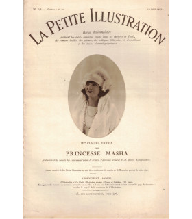 Princesse Masha, Henry Kistemaeckers, René Le Prince - acteur Claudia Victrix - La Petite Illustration Cinématographique 10 1927