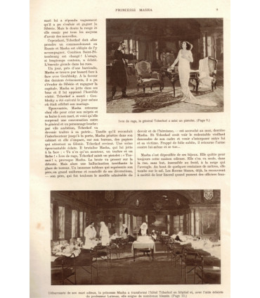 Princesse Masha, Henry Kistemaeckers, René Le Prince - acteur Claudia Victrix - La Petite Illustration Cinématographique 10 1927