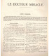 Le docteur miracle, Francis de Croisset, acteurs Saturnin-Fabre, André Brûlé - La Petite Illustration Théâtre n°188 1927