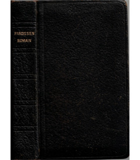 Paroissien romain, offices des Dimanches et des principales fêtes, Maison Mame Tours, 1956 - missels, reliure cuir