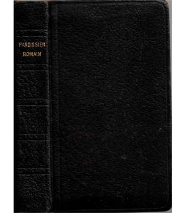 Paroissien romain, offices des Dimanches et des principales fêtes, Maison Mame Tours, 1956 - missels, reliure cuir