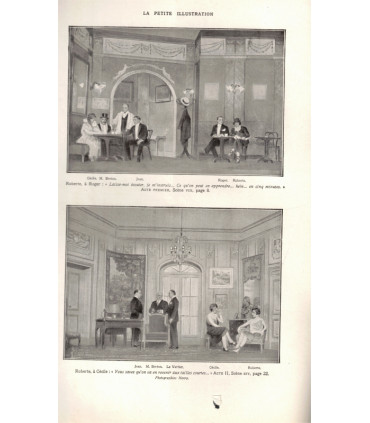 Nous ne sommes plus des enfants, Léopold Marchand, acteur Jacques Baumer - La Petite Illustration Théâtre 186 1927