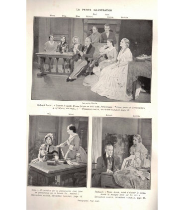 La naissance de Tristan, Georges Delaquys, acteurs Samson Fainsilber, Jeanne Boitel, - La Petite Illustration Théâtre n°406 1937