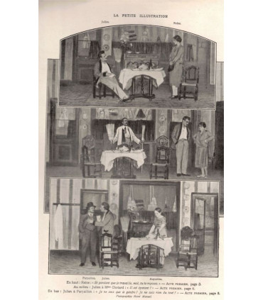 Chotard et Cie, Roger-Ferdinand, acteurs Fernand Charpin, Richard Wilm - La Petite Illustration Théâtre n°218 1928