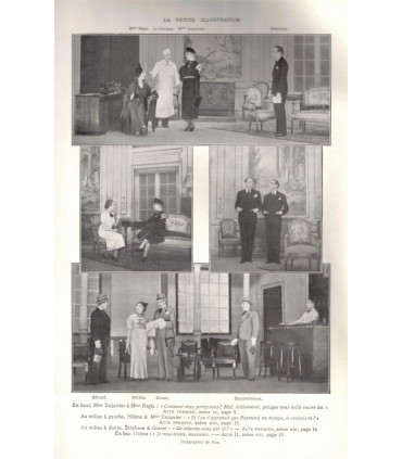 Les fontaines lumineuses, Georges Berr, acteurs Saturnin Fabre, Louvigny - La Petite Illustration Théâtre n°387 1936