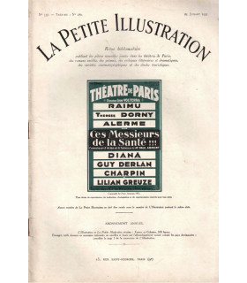 Ces messieurs de la Santé, Paul Armont, acteurs Raimu, Charpin, - La Petite Illustration Théâtre n°280 1931