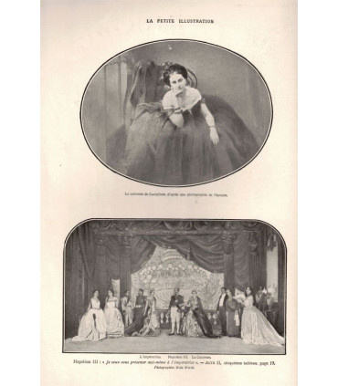 La Castiglione, Régis Gignoux, acteurs Ganna Walska, Romain Bouquet - La Petite Illustration Théâtre n°235 1929