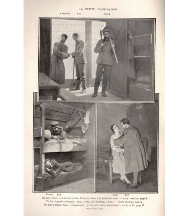 Karl et Anna, Léonhard Frank, acteurs Roger Legris, Suzanne Demars - La Petite Illustration Théâtre n°239 1929