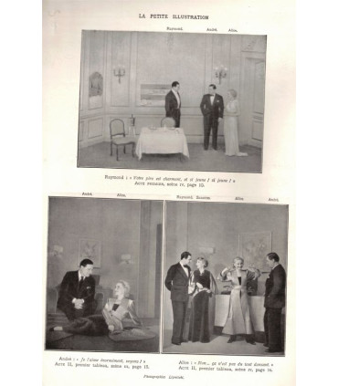Ma liberté, Denys Amiel, acteurs  Jeanine Crispin, Marcel-André,, - La Petite Illustration Théâtre n°405 1937