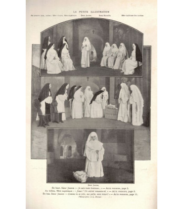 Le chant du berceau, Gregorio Martinez-Sierra, acteurs Héléna Manson, Susanne Delorme - La Petite Illustration Théâtre 279 1931