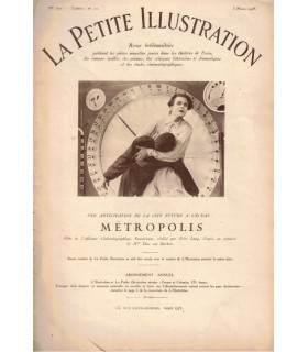 Métropolis, film allemand de Fritz Lang - science-fiction, La La Petite Illustration Cinématographique N°11 1928