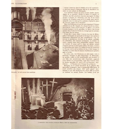 Métropolis, film allemand de Fritz Lang - science-fiction, La La Petite Illustration Cinématographique N°11 1928