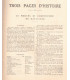 Trois pages d'Histoire, René Arnaud, Radio-Paris, Ravaillac, Ile d'Elbe, radio TSF - La Petite Illustration théâtre 282 1931