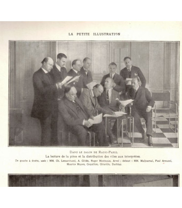 Trois pages d'Histoire, René Arnaud, Radio-Paris, Ravaillac, Ile d'Elbe, radio TSF - La Petite Illustration théâtre 282 1931