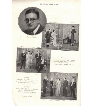 Noix de coco, Marcel Achard, acteurs Raimu, Ginette Leclerc - La Petite Illustration Théâtre N°394 1936