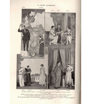 Le prof' d'anglais, Régis Gignoux, acteurs Louis Jouvet, Romain Bouquet - La Petite Illustration Théâtre n°267 1930