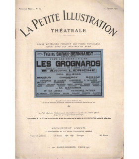 Les grognards, G. Lenotre et Henri Cain, acteur Augustine Leriche  - La Petite Illustration Théâtrale N°37 1921