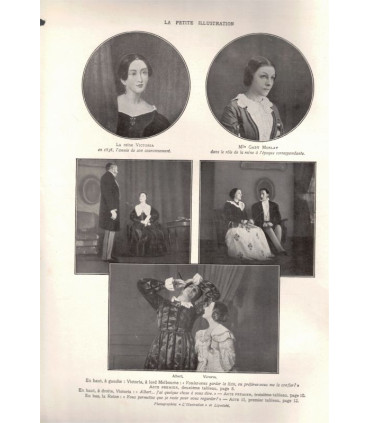 Victoria Regina, Laurence Housman, André Maurois, acteurs Gaby Morlay, Gaston Dubosc  - La Petite Illustration Théâtre 414 1937