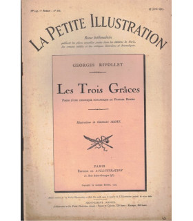 Les trois Grâces, Georges Rivollet - chronique du Premier Empire, roman populaire, La Petite Illustration Roman n°102 1925